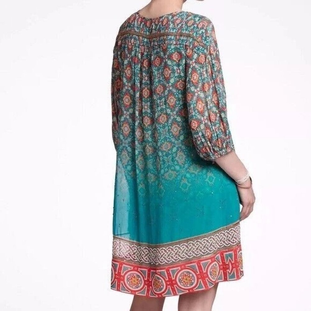 NWOT Tanvi Kedia Multicolor Bohemian Dress size XS - Picture 4 of 7